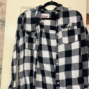 Black And White Flannel